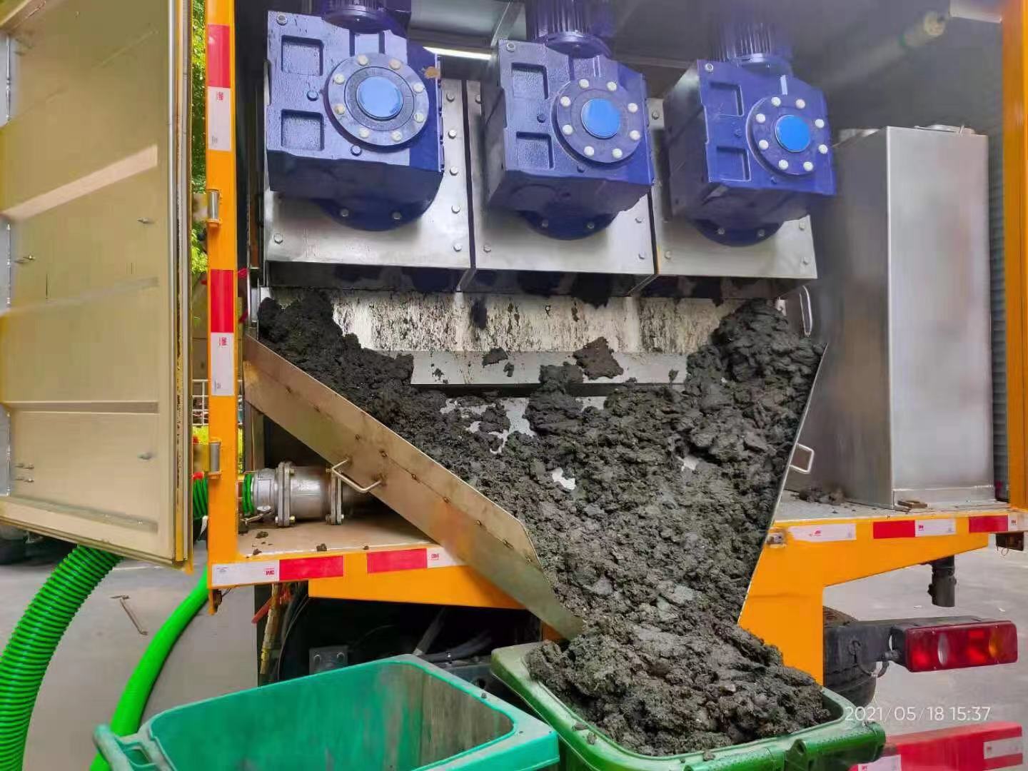 同德化粪池清掏城市维护站-泥浆净化干湿分离处理